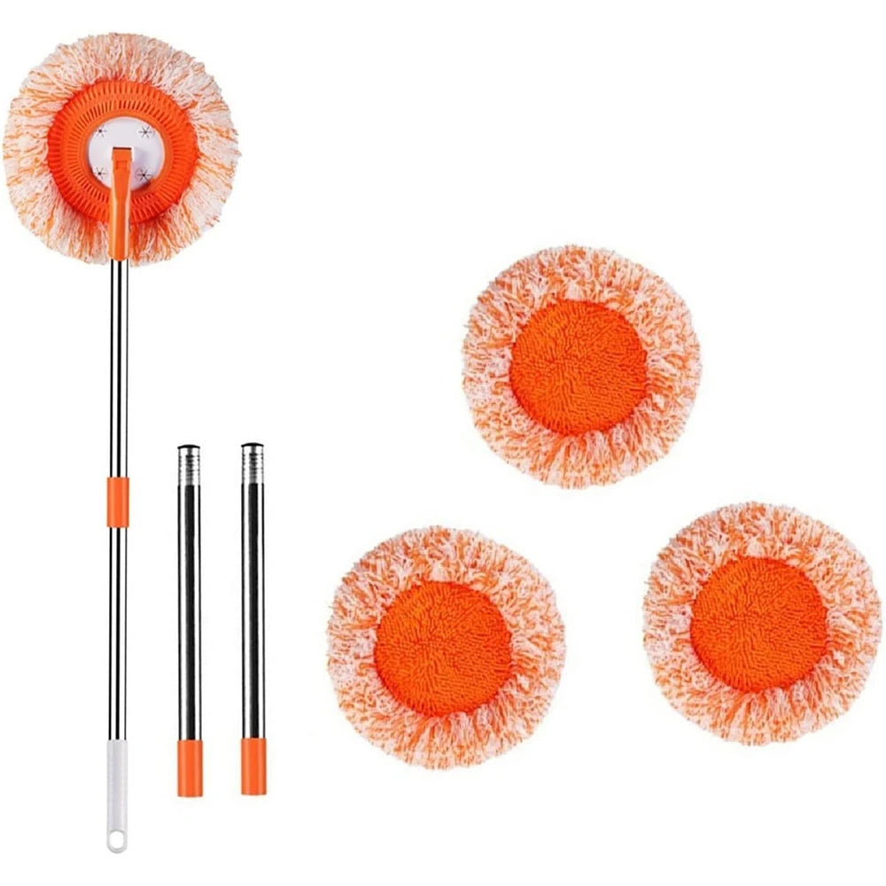 360° Rotating Microfiber Mop – Easy Spin Floor Cleaning Mop for Home & Office