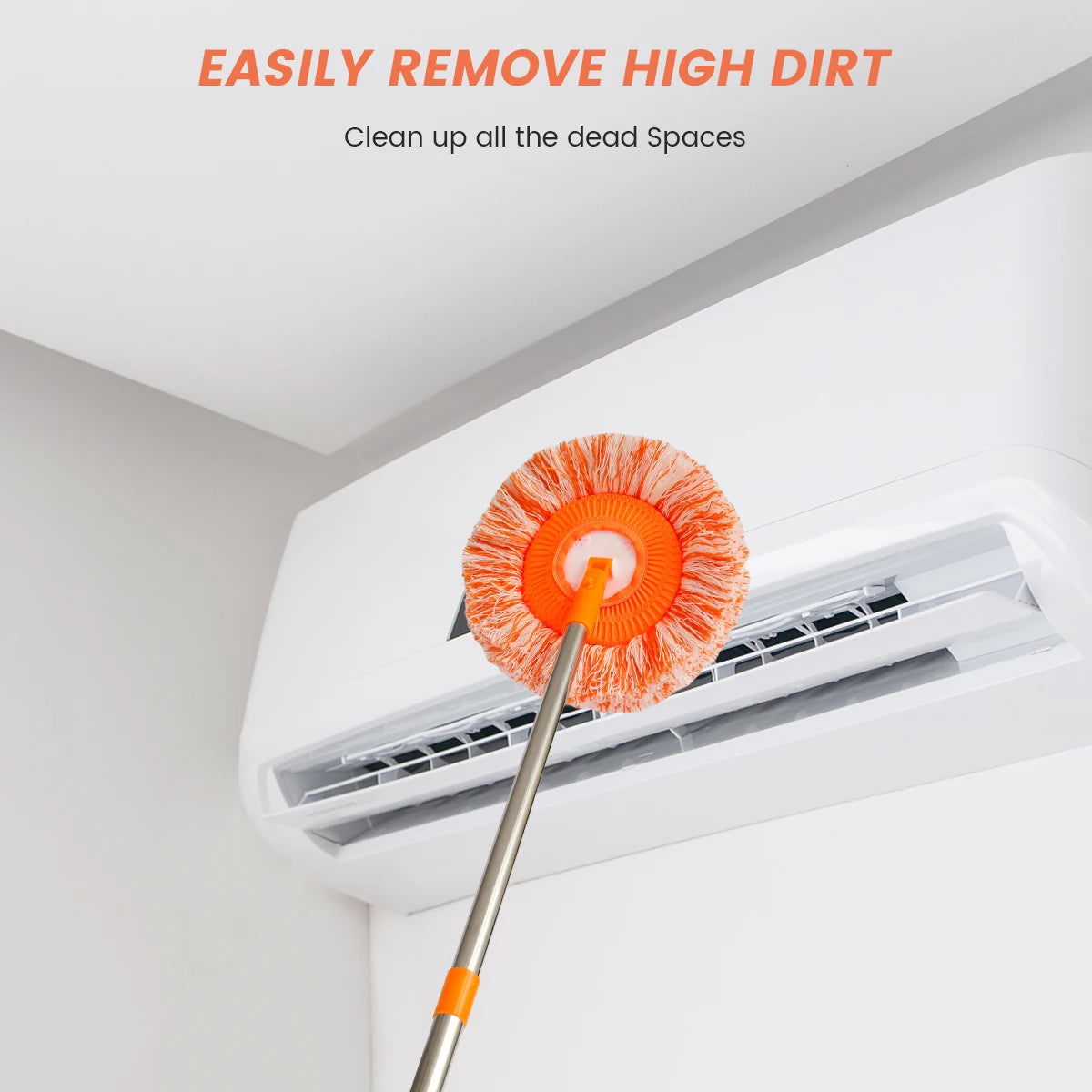 360° Rotating Microfiber Mop – Easy Spin Floor Cleaning Mop for Home & Office