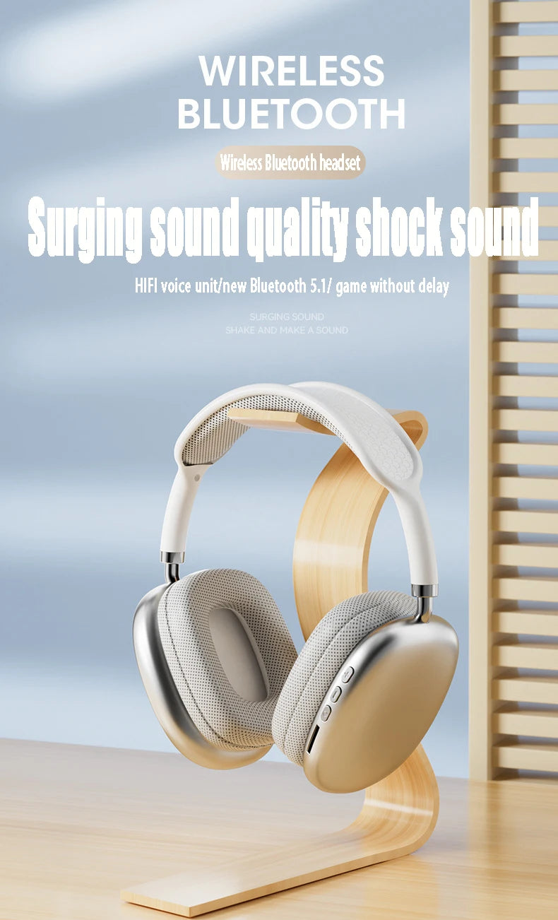 P9 Wireless Bluetooth Headphones – Deep Bass Stereo Sound with Long Battery Life