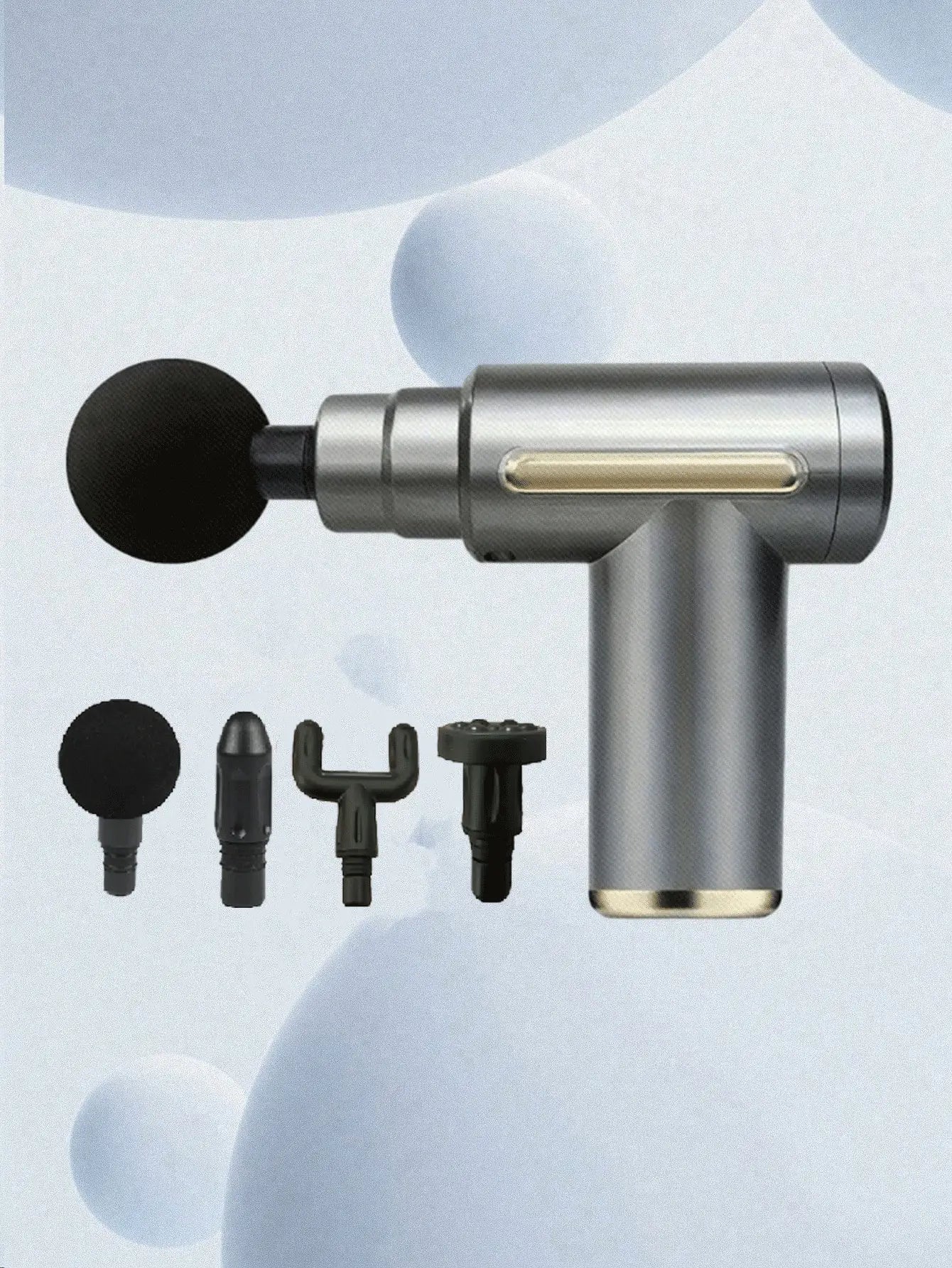 Deep Tissue Massage Gun – Portable Muscle Relaxation Device with Multiple Heads