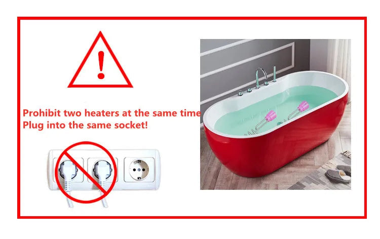 Electric Heating Rod 1000W – Instant Water Heater for Fast & Safe Heating
