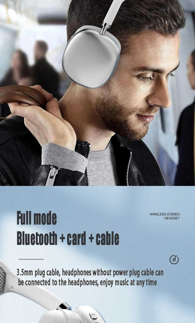 P9 Wireless Bluetooth Headphones – Deep Bass Stereo Sound with Long Battery Life