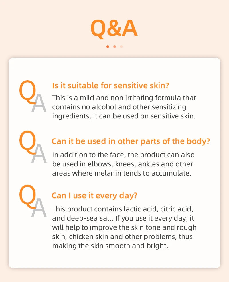 Orange Exfoliating Gel – Dead Skin Remover, Brightening Peeling Gel | Gentle Hydrating Korean Skincare