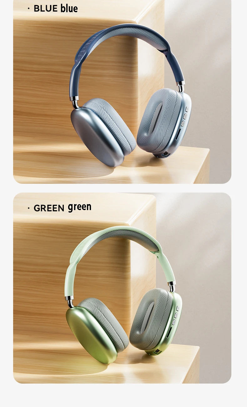 P9 Wireless Bluetooth Headphones – Deep Bass Stereo Sound with Long Battery Life