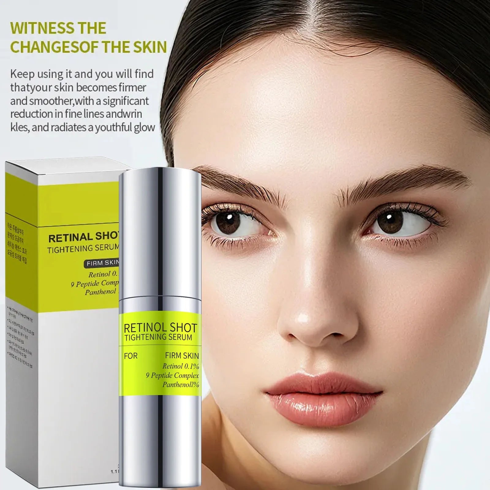 Retinal Shot Tightening Serum – Professional Anti-Aging & Skin Firming Formula for Youthful Glow