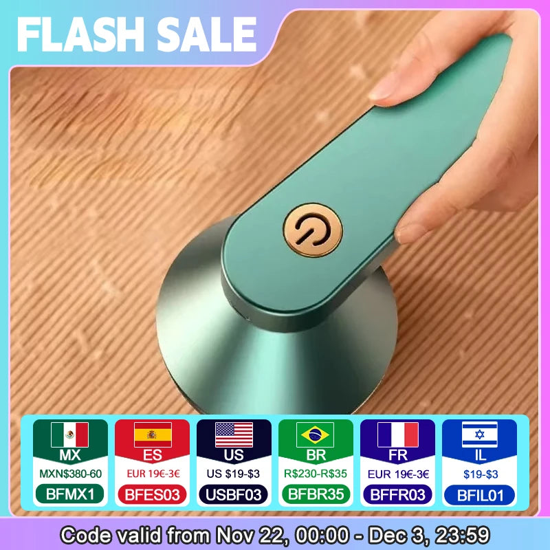 Electric Fabric Lint Remover | Powerful Clothes Shaver for Wool, Cotton & All Fabrics
