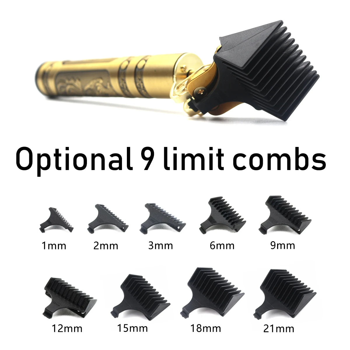 T9 Vintage Hair Trimmer for Men – Professional Rechargeable Shaving & Grooming Machine for Boys & Men