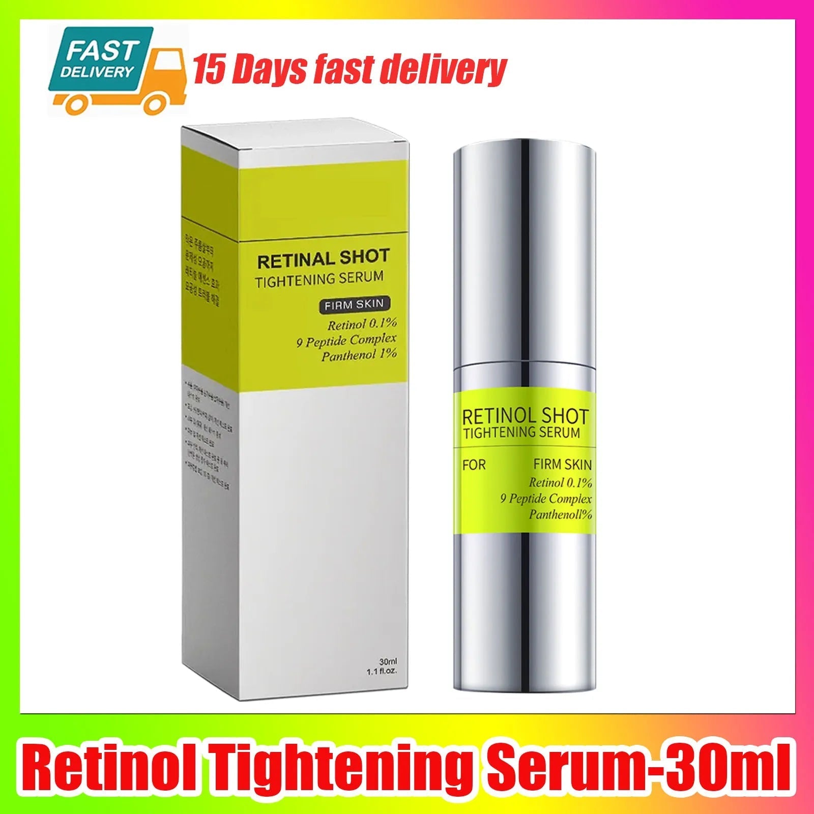 Retinal Shot Tightening Serum – Professional Anti-Aging & Skin Firming Formula for Youthful Glow