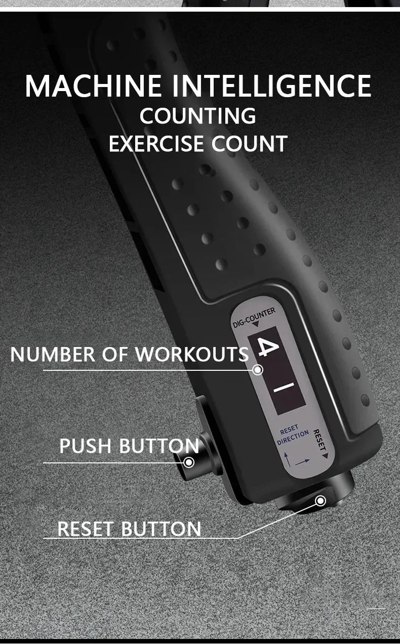 Automatic Counting Hand Gripper 5–60KG | Adjustable Resistance Non-Slip Hand Grip Strength Trainer for Fingers, Wrist & Forearm