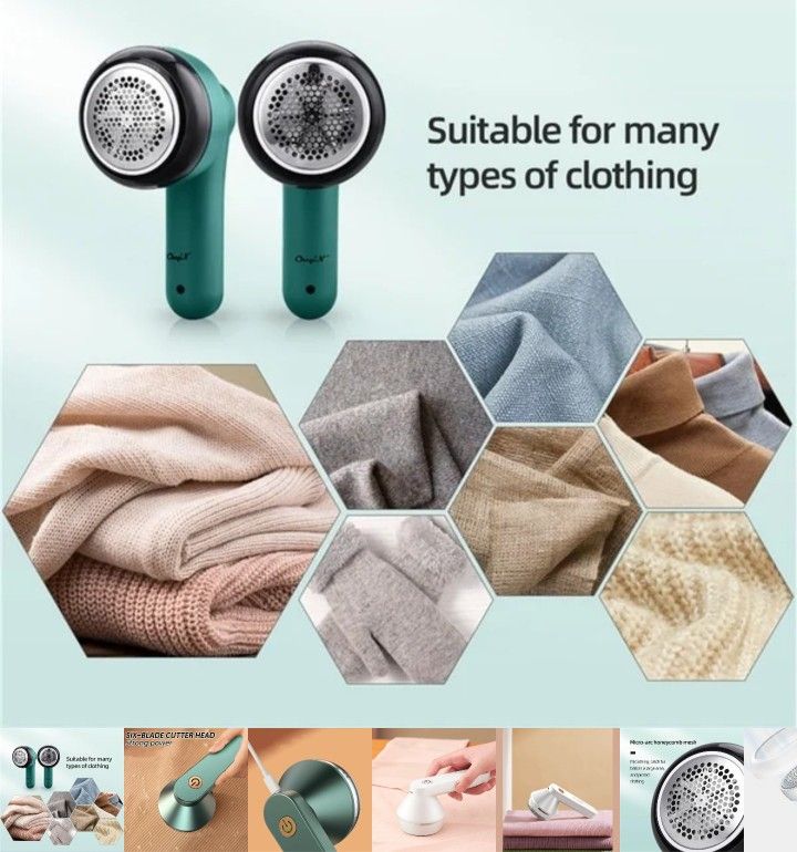 Electric Fabric Lint Remover | Powerful Clothes Shaver for Wool, Cotton & All Fabrics