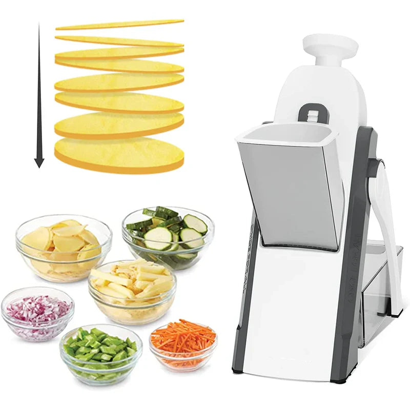 Multi-Function Manual Vegetable Cutter for Quick Food Prep