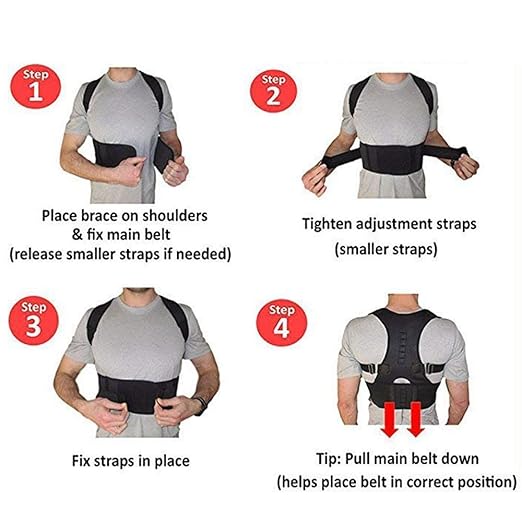 Back Posture Belt | Adjustable Support Belt for Better Posture