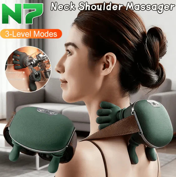 Neck Massager | Relaxing Shoulder &amp Neck Massage Tool