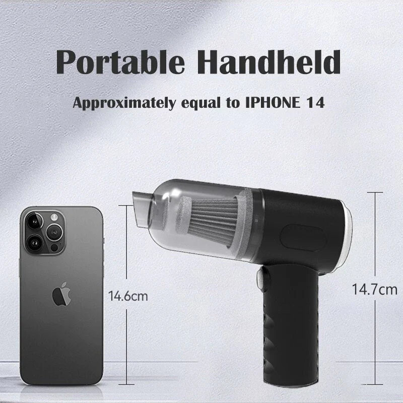 Car Vacuum Cleaner | Portable Handheld Vacuum for Car & Home